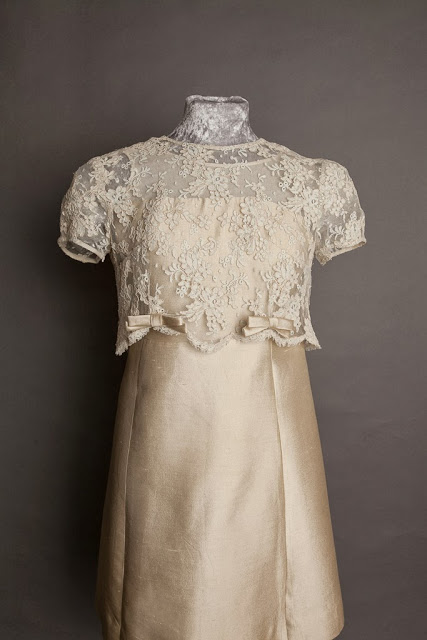 simple alternative wedding dress 1960s